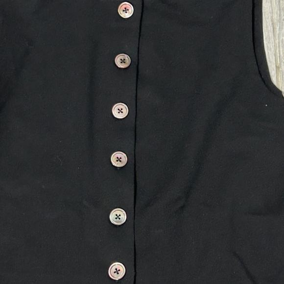 NWT! Women's Anthropologie Reformation Black Vest Top - XS - Picture 4 of 11